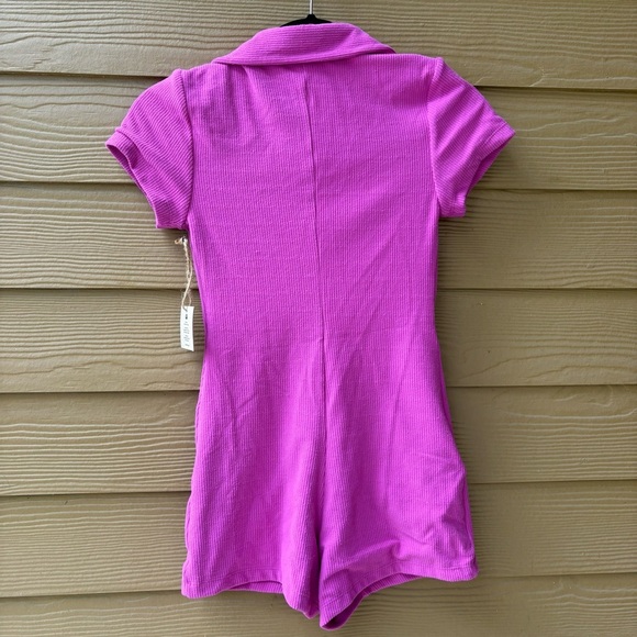 Toast Swim Hot Short Ribbed Romper Size Small - Picture 3 of 7